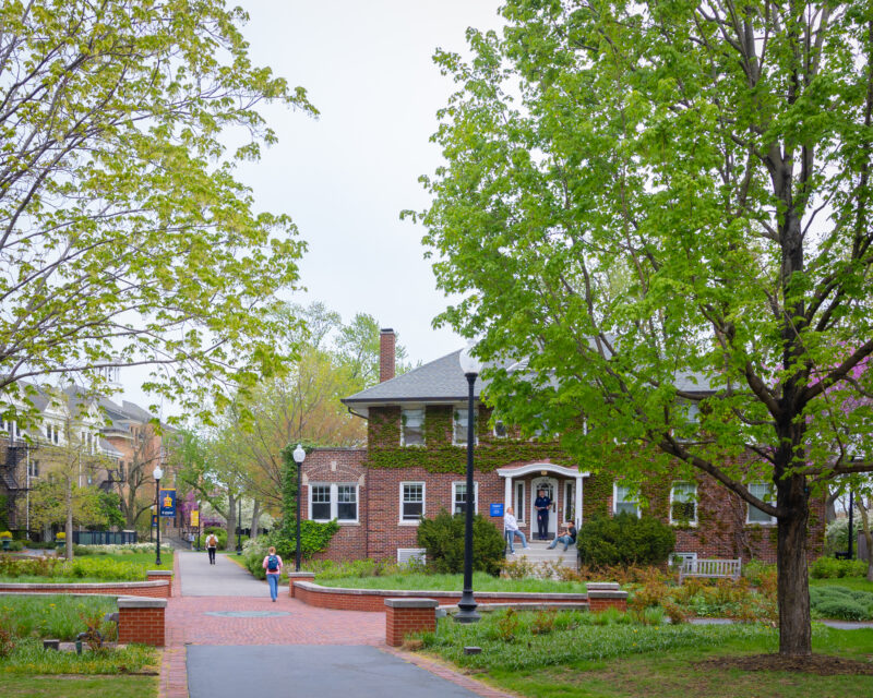 North Park University campus and greenery